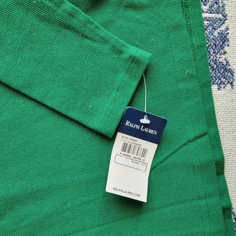 Ralph Lauren Kids Green Polo Shirt NWT Size Small 7 - Picture 4 of 9